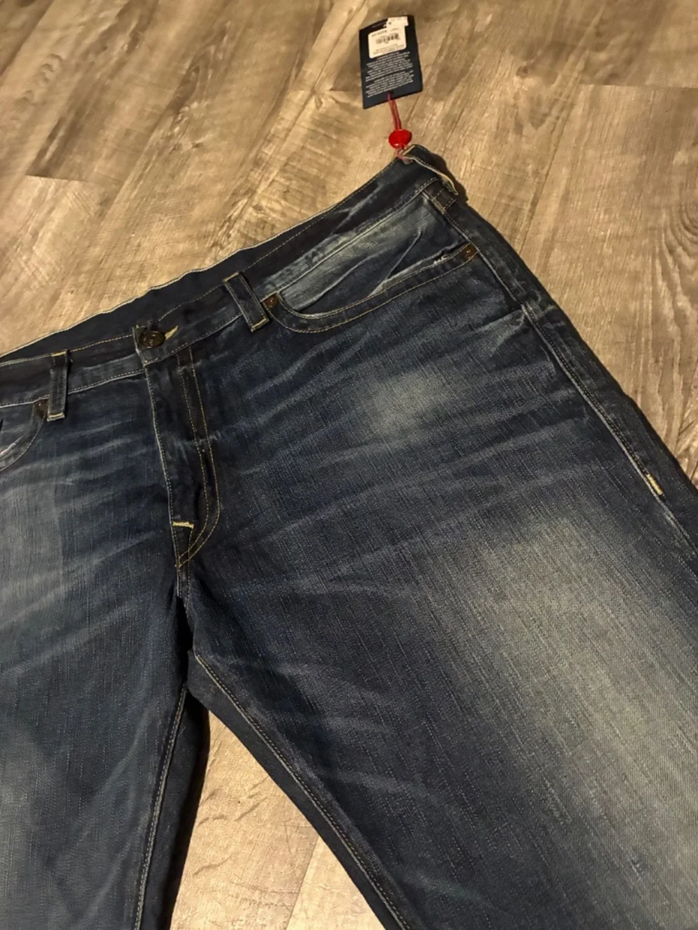 Vintage True Religion Billy Relaxed Bootcut Jeans Dark Wash Denim SZ 44 NWT New
